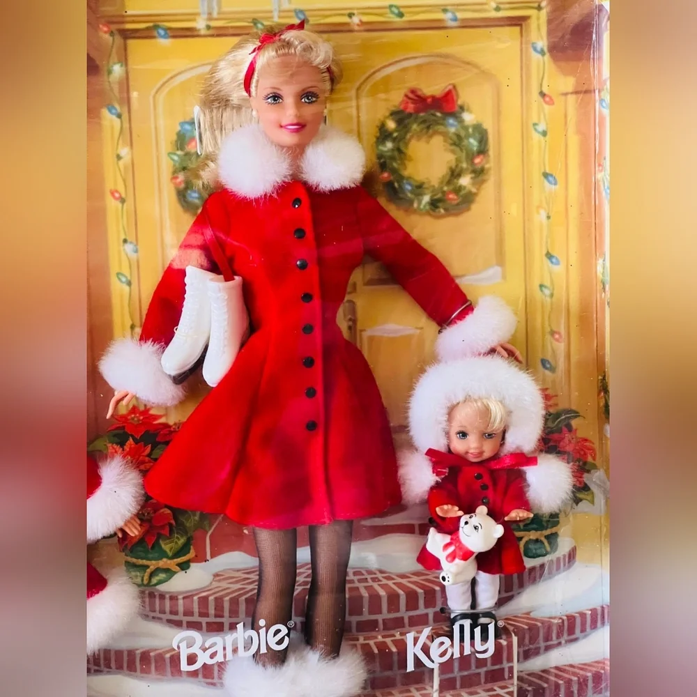 90s Vintage Holiday Sister Lot Vintage Barbie Stacie Kelly Doll - Picture 3 of 11